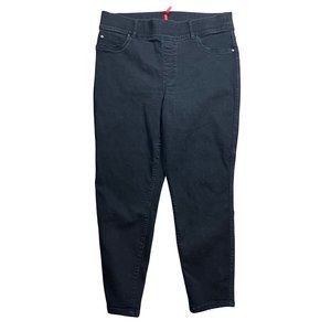 SPANX EveryWear Ankle Skinny Jeans Womens Plus Size 1X Clean Black Color Stretch